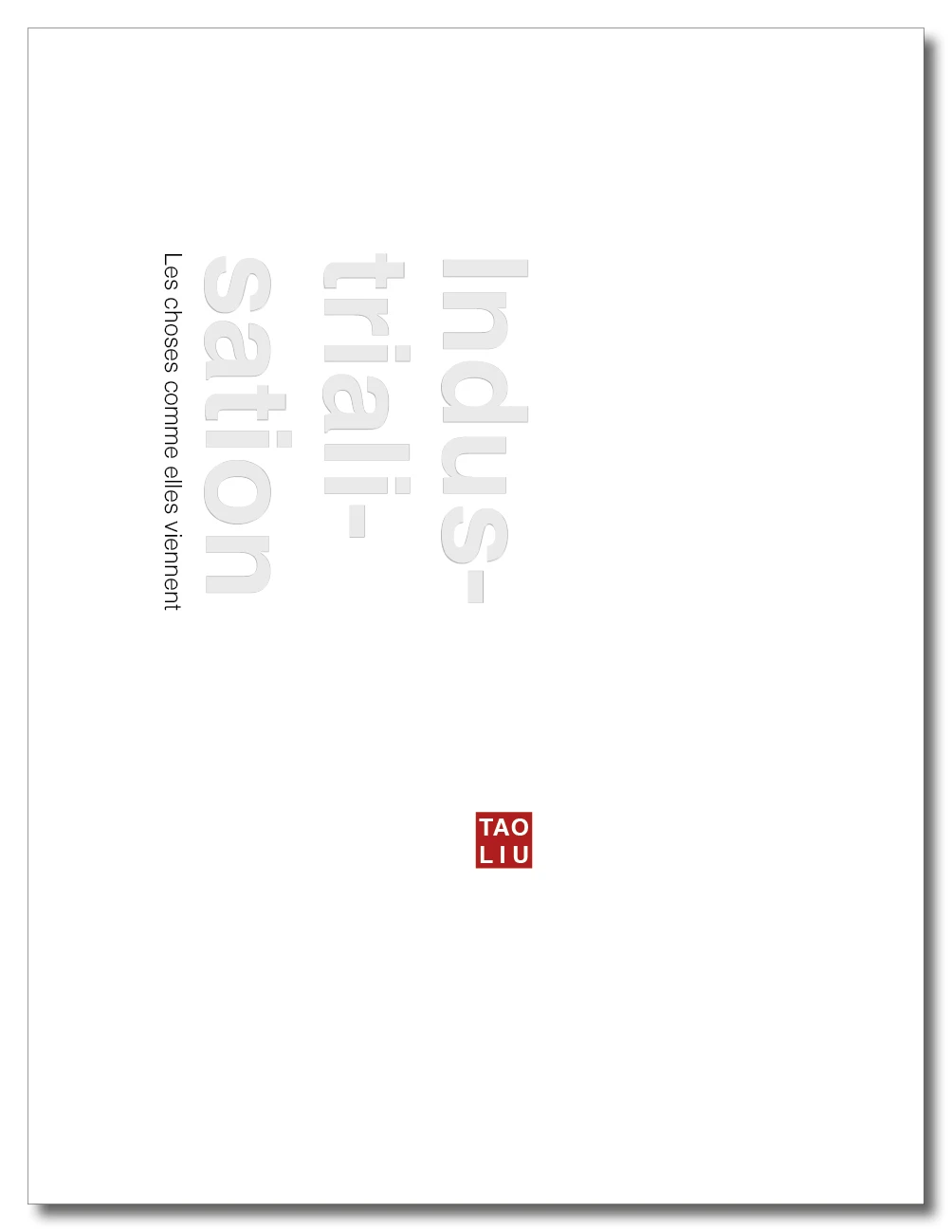 M&eacute;moire Liu Tao